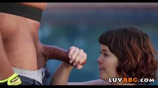Huge black cock rips throu teen 1552